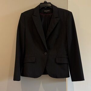 Express Black Pinstripe Jacket